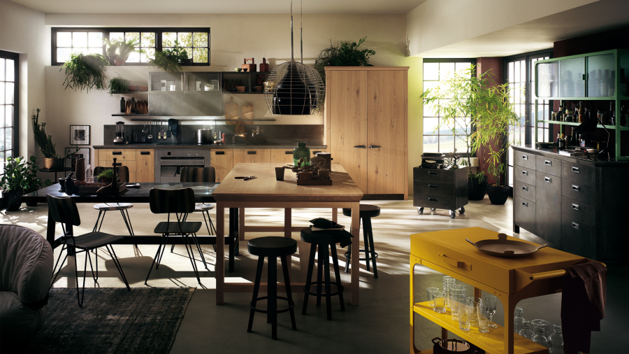 Фото Кухня Scavolini Diesel угловая 377 на 275 см