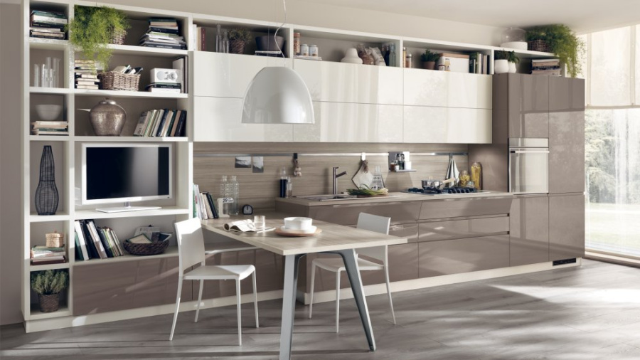 Фото Кухня Scavolini Motus прямая 480 см