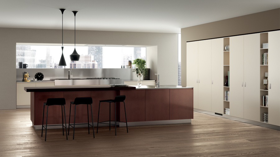 Фото Кухня Scavolini Motus прямая 405 см