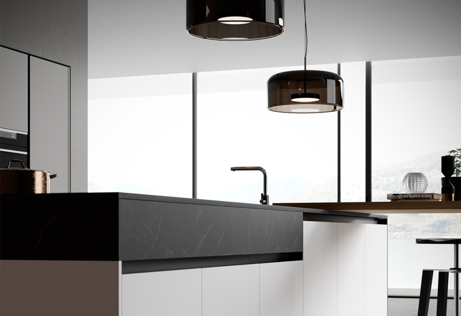 Фото Кухня Arredo3 Glass 2.0 прямая