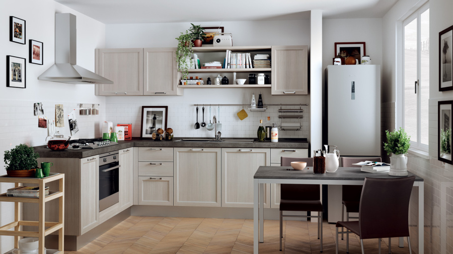 Фото Кухня Scavolini Highland прямая 300 см