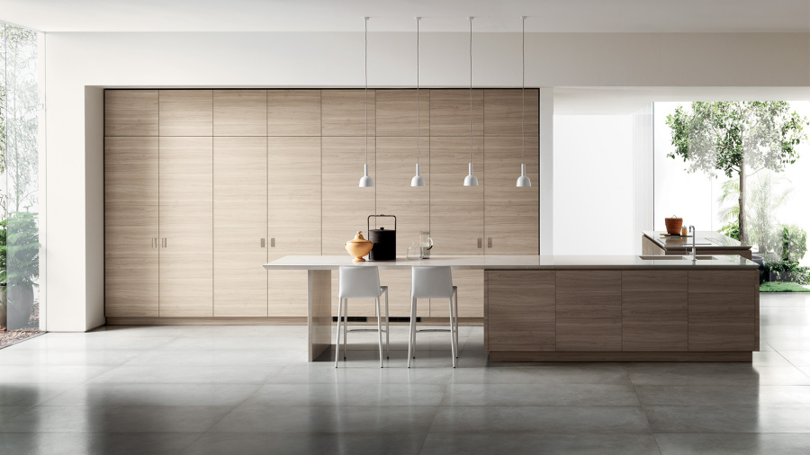 Фото Кухня Scavolini Qi угловая 480 на 260 см