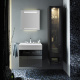 Фото Тумба с раковиной Burgbad Yumo 66 SFKL067 F3194 C0001*1 серая глянцевая