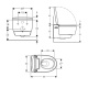 Фото Подвесной унитаз-биде Geberit AquaClean Mera Comfort 146.214.11.1 с крышкой-сиденьем