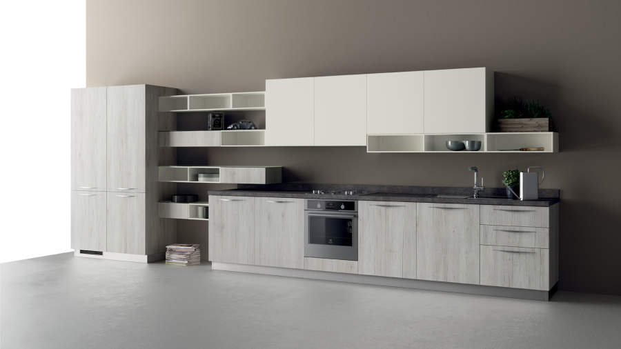 Фото Кухня Scavolini Mood прямая с островом