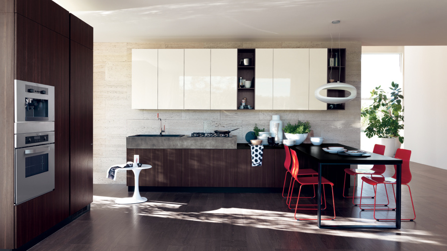 Фото Кухня Scavolini Liberamente угловая 398 на 215 см