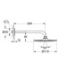 Фото Верхний душ Grohe Rainshower Cosmopolitan Metal 26062000