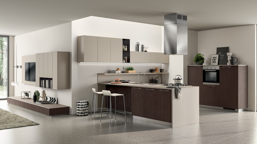 Фото Кухня Scavolini Sax прямая 315 см