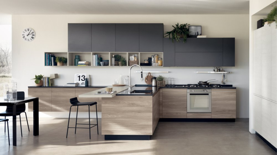 Фото Кухня Scavolini Motus прямая 405 см
