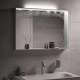 Фото Зеркало Keuco Plan 120 33098303500 с подсветкой и подогревом белое