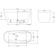 Фото Акриловая ванна BelBagno 170x78 BB72-1700-W0