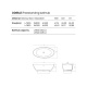 Фото Отдельностоящая ванна Dea Design Elegant 180x90x62 DD8643 1800 R4 smoky black