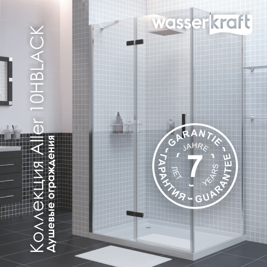 Фото Душевой уголок WasserKRAFT Aller 10H07RBLACK