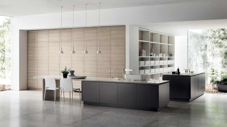 Фото Кухня Scavolini Qi угловая 480 на 260 см