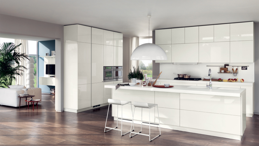 Фото Кухня Scavolini Liberamente угловая 398 на 215 см
