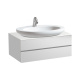Фото Тумба под раковину Laufen Alessi One 80 4.2403.3.097.631.1 белый