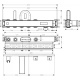 Фото Скрытая часть hansgrohe RainSelect 15314180 для ванны с 2 потребителями