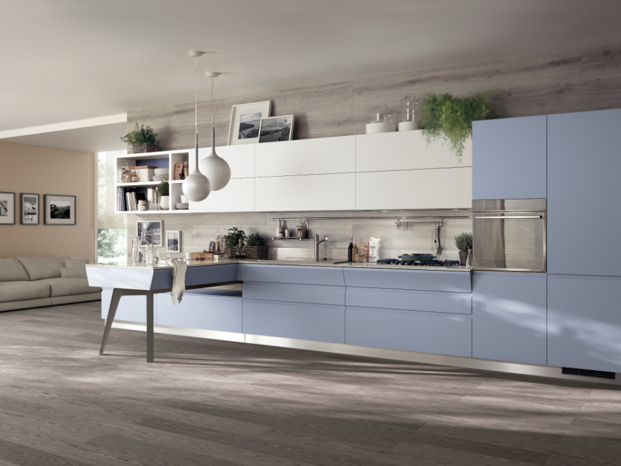 Фото Кухня Scavolini Motus прямая 405 см