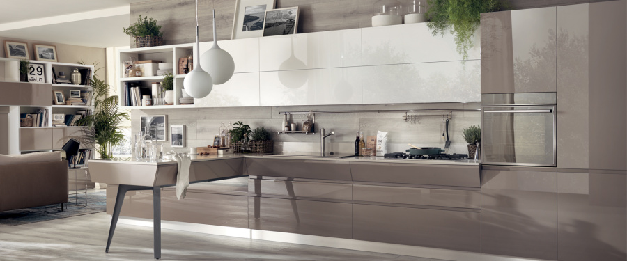 Фото Кухня Scavolini Motus прямая 480 см