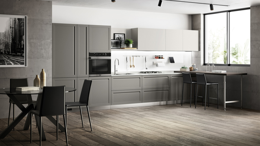 Фото Кухня Scavolini Carattere прямая 300 см