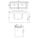 Фото Раковина Simas Agile 120 AG121D bi*0 двойная