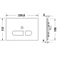 Фото Клавиша смыва Duravit DuraSystem А2 WD5003012000