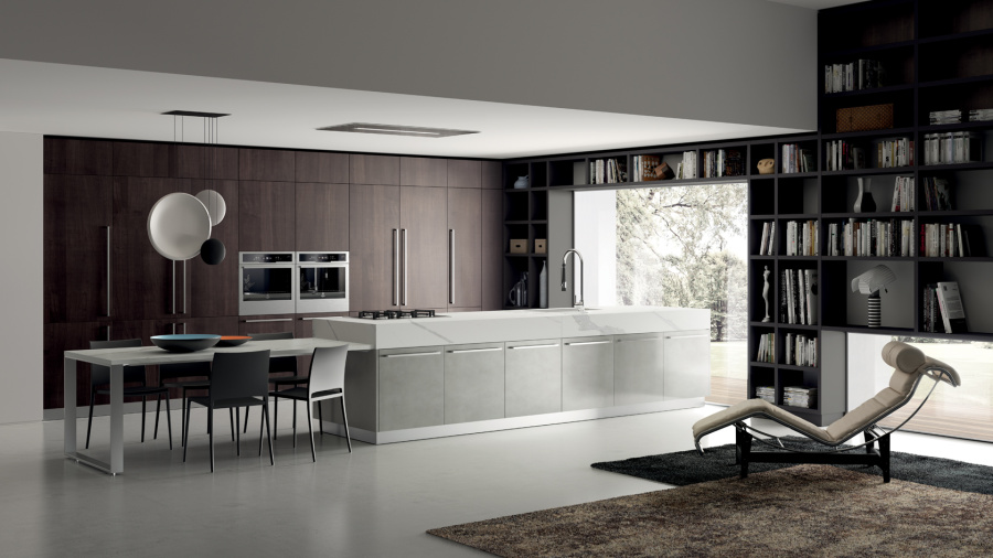Фото Кухня Scavolini Mood прямая с островом