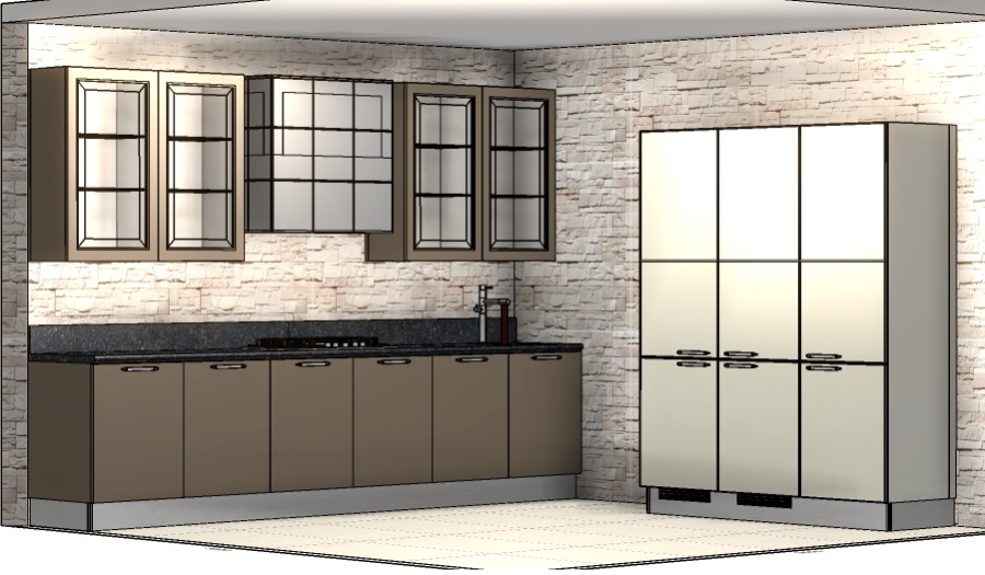 Фото Кухня Scavolini Exclusiva прямая 360 см