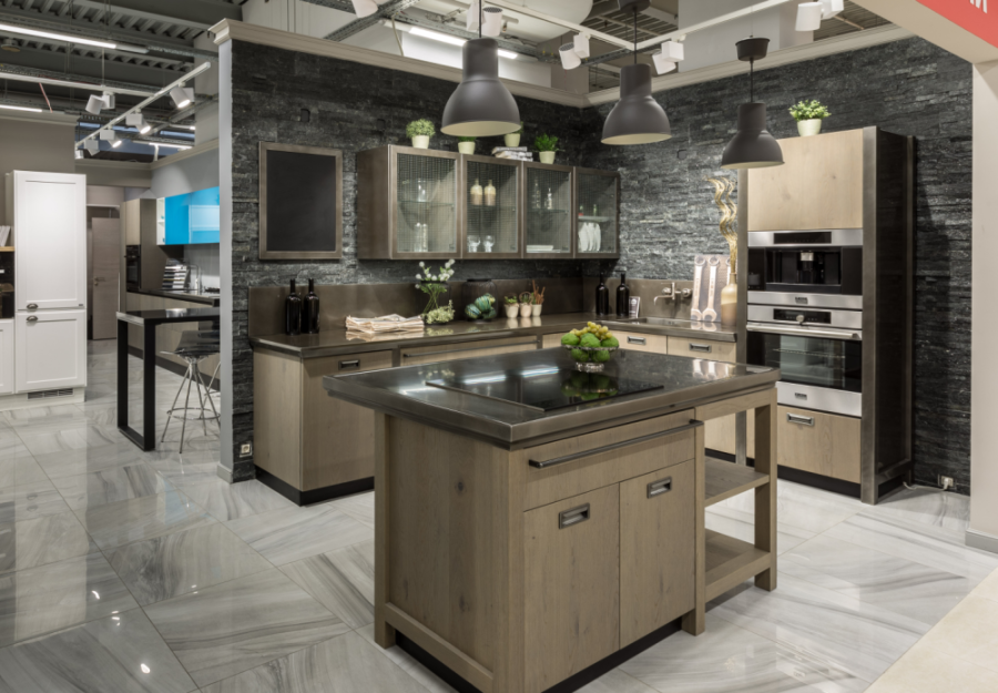 Фото ЛУЧШЕЕ ПРЕДЛОЖЕНИЕ для кухни Премиального класса! SCAVOLINI Комплект кухонной мебели DIESEL + остров