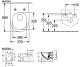 Фото Подвесной унитаз Villeroy&Boch Universo TwistFlush 4670T901 с крышкой-сиденьем