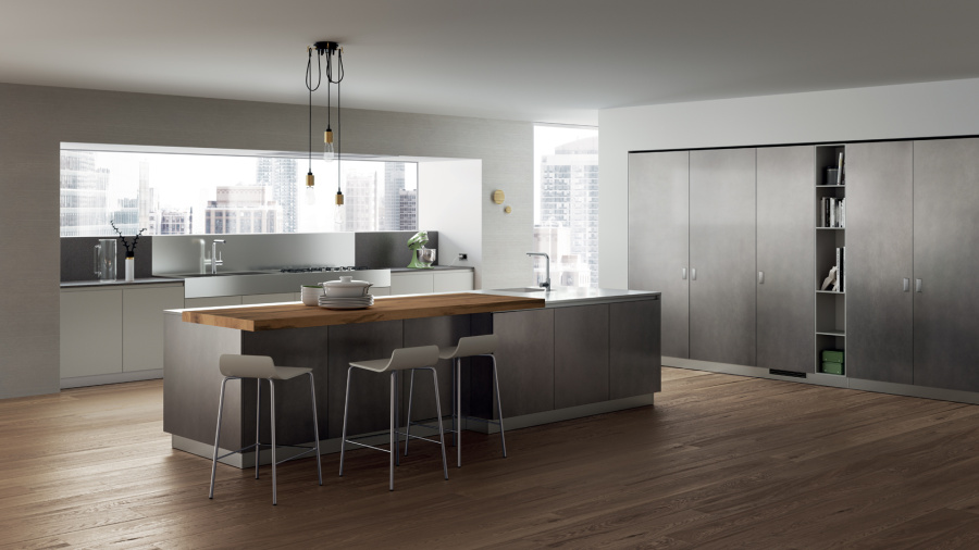 Фото Кухня Scavolini Foodshelf прямая 423 см
