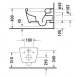 Фото Унитаз подвесной Duravit ME by Starck Rimless 45290900A1 (2529090000+0020090000) с сиденьем микролифт