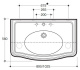 Фото Раковина Simas Arcade 105 AR874bi*1