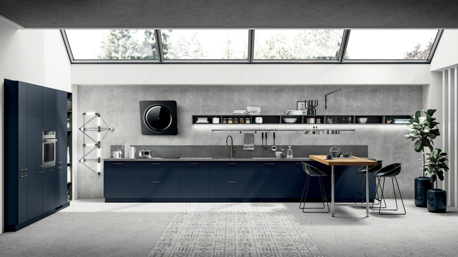 Фото Кухня Scavolini Mood прямая с островом