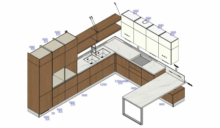 Фото Кухня Scavolini Foodshelf