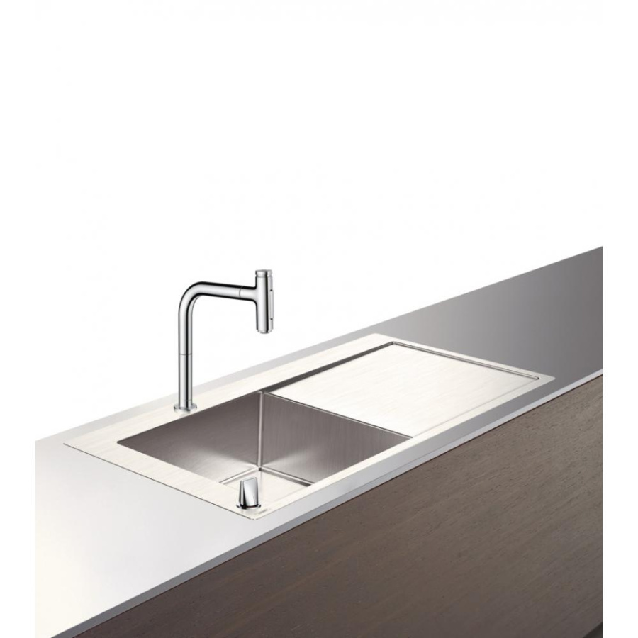 Фото Кухонная комбинация hansgrohe 450 с крылом C71-F450-12 43230000