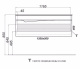 Фото Тумба под раковину Clarberg Papyrus 119 (Pap.01.12/W) PAP0112, белый
