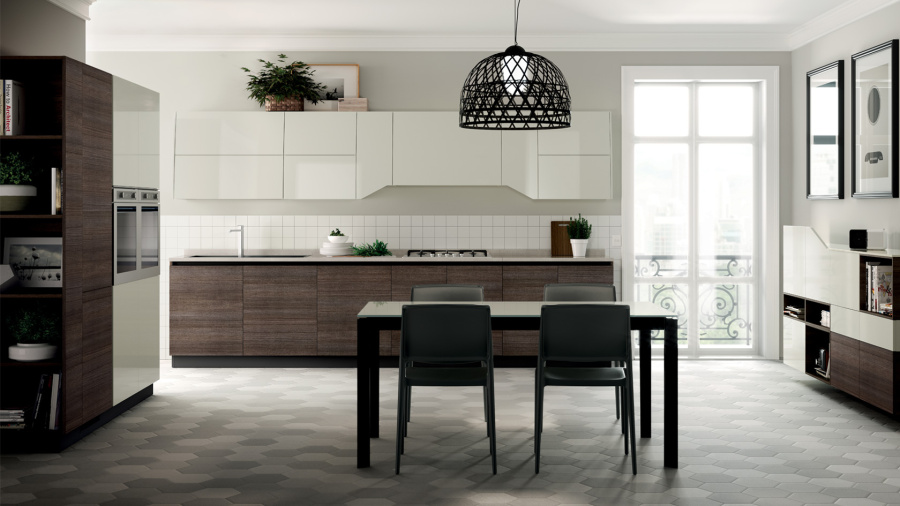 Фото Кухня Scavolini Flux Swing угловая 365 на 368 см