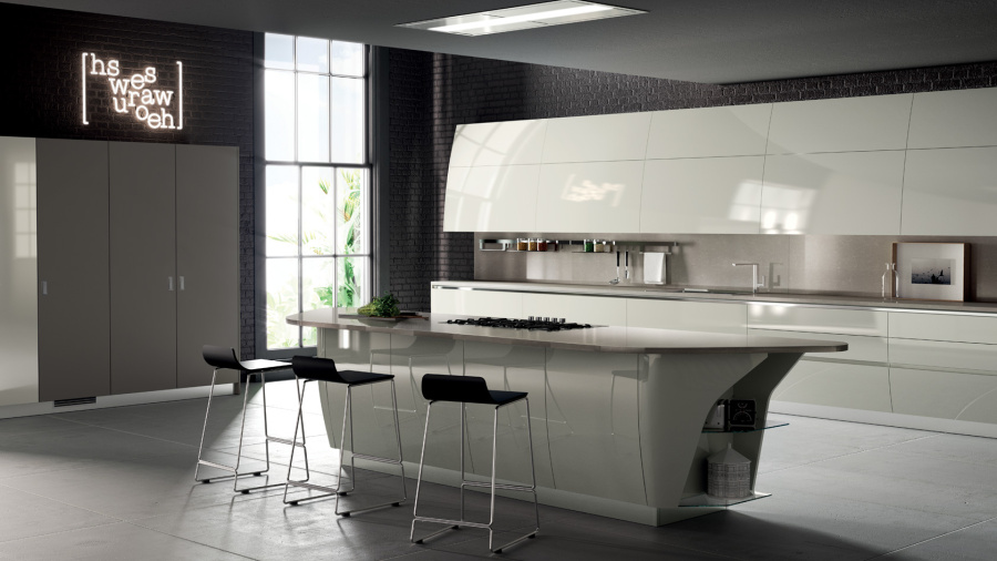 Фото Кухня Scavolini Flux Swing прямая 393 см