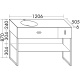 Фото Тумба с раковиной Burgbad Coco 120 SFHQ120 L F2848 C001*1 серый/черный