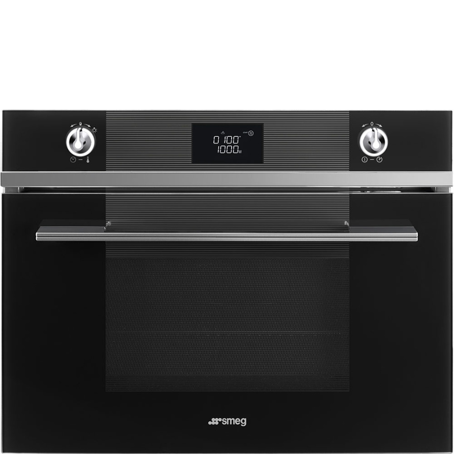 Фото Комбинированный духовой шкаф с функцией СВЧ Smeg SF4102MCN