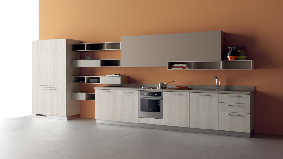 Фото Кухня Scavolini Mood прямая с островом