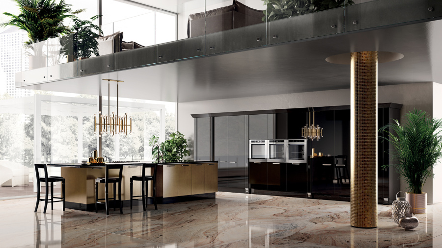 Фото Кухня Scavolini Exclusiva угловая 365 на 270 см