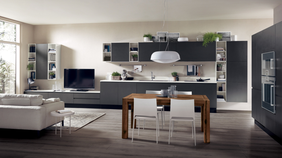 Фото Кухня Scavolini Motus прямая 480 см