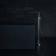 Фото Напольный смеситель для ванны Axor Edge 46440000 с душевым гарнитуром