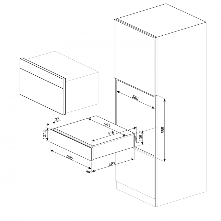Фото Вакуумный упаковщик Smeg CPV615NX
