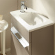 Фото Тумба с раковиной Burgbad Bel 42 SEDP042RF1775G0036C0001*1 серая матовая