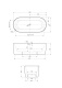 Фото Акриловая ванна Cezares Metauro METAURO-INT-Central-180-80-60