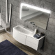 Фото Тумба с раковиной Burgbad Sinea 1.0 121 WTU121E L F1767 C0001*1 белая глянцевая