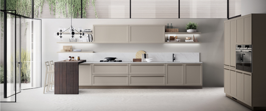 Фото Кухня Scavolini Carattere угловая 365 на 305 см